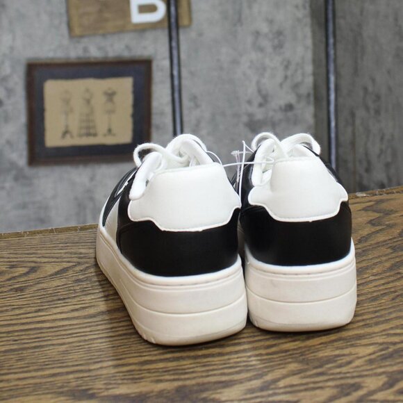 wild fable Womens Lola Lace-Up Sneakers with Memory Foam Insole Black 6.5M - Picture 4 of 16